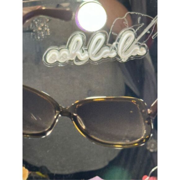 Tory burch Eleanor oversized square sunglasses ty7022 tan black gold - Picture 10 of 13